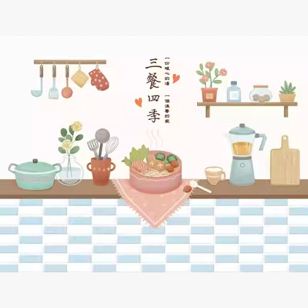 Kitchen Oil-Proof Stickers ( A )