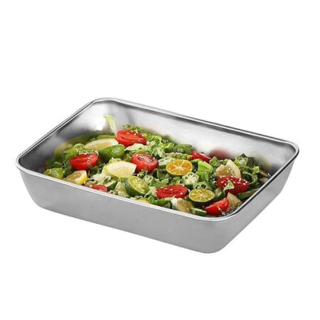 Stainless Steel Small Tray 2 Pis