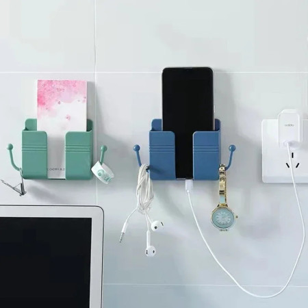 6 Pcs Universal Wall Mount Charger Phone Holder Stand