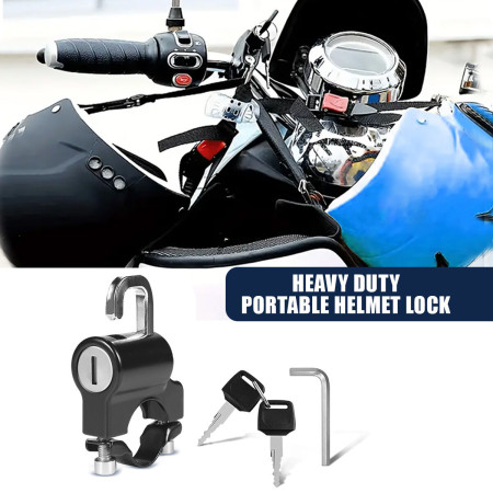 Helmet Lock for Motorcycle