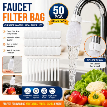 Faucet Water Filter Mesh Bag 50 Pis